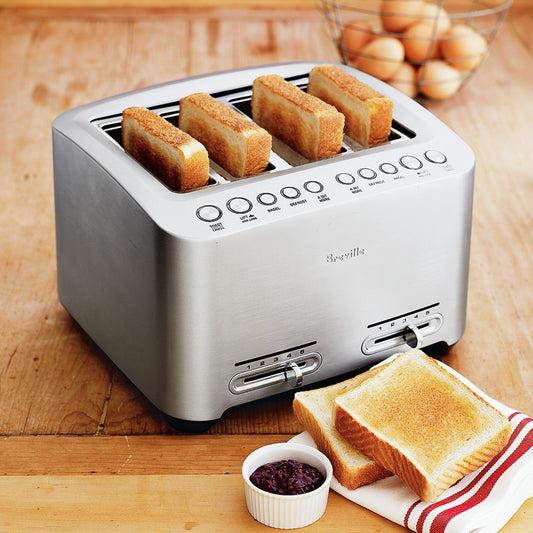 Breville Die-Cast Smart 4 Slot Toaster