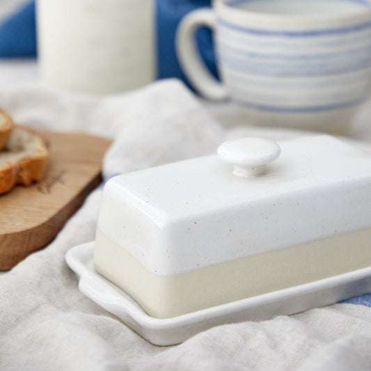 Casafina Fattoria Rectangular Butter Dish with Lid