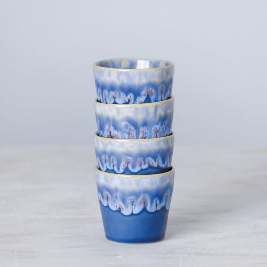 Casafina Grepresso Handmade Fine Stoneware Lungo Cup - Denim