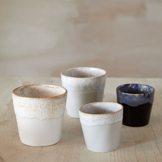 Casafina Grepresso Handmade Fine Stoneware Lungo Cup - Grey