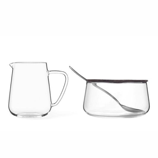 Viva Scandinavia Classic Glass Milk And Sugar Set