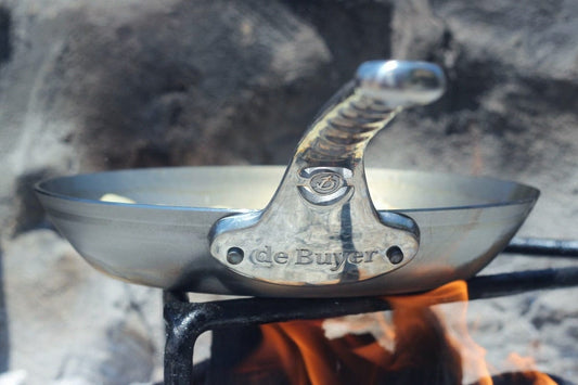 de Buyer Mineral B Pro Carbon Steel Frypan with Oven Safe Handle - 8", 9.5", 11"