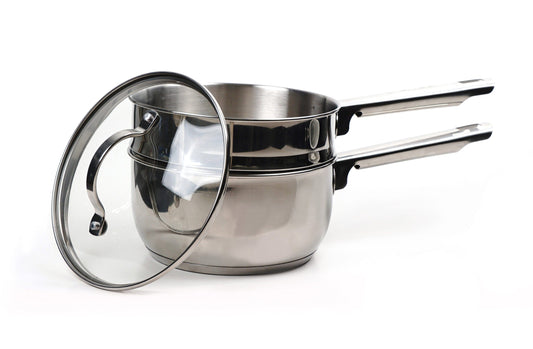 Stainless Steel Double Boiler (Bain-Marie), Induction Compatible