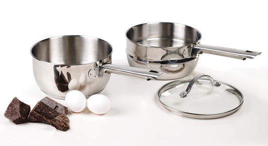 Stainless Steel Double Boiler (Bain-Marie), Induction Compatible