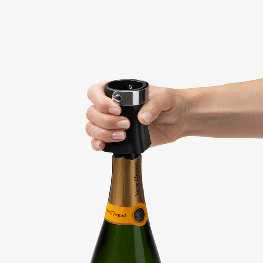 Dreamfarm Champop Easy Champagne Bottle Opener - Black