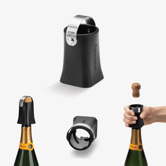 Dreamfarm Champop Easy Champagne Bottle Opener - Black