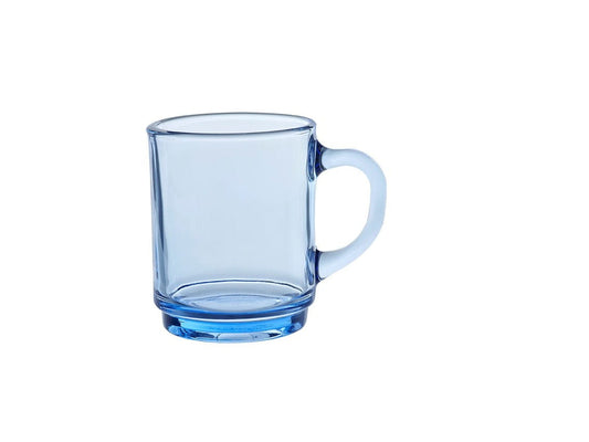 Duralex Versailles Stackable Glass Mug, Marine - 8 3/4oz.