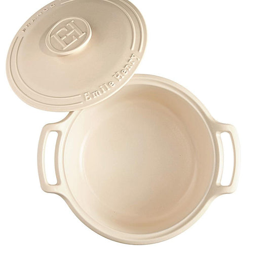 Emile Sublime Dutch Oven/Stewpot, 4 Qt., Creme