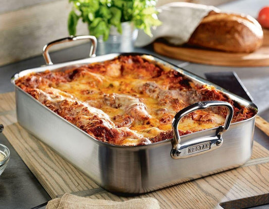 Hestan Provisions Large Classic Roaster w/rack 16.5" x 11.75" x 3.5"
