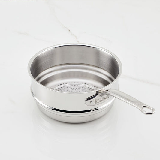 Hestan Provisions Stainless Steel Steamer Insert, 3 Quart