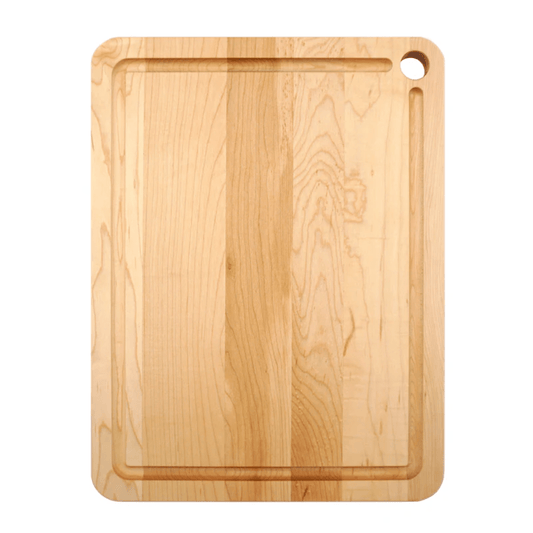 J.K. Adams Williston Maple Prep Cutting Board with Juice Groove - 16" x 12"