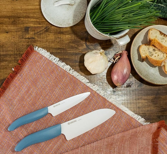 Kyocera 40th Anniversary Knife Set - Aegean Blue