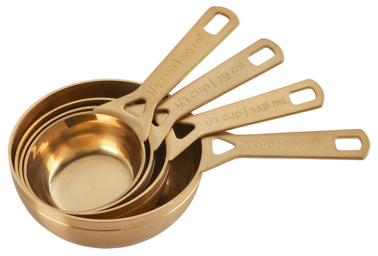 Le Creuset Measuring Cups, Gold - Set of Four