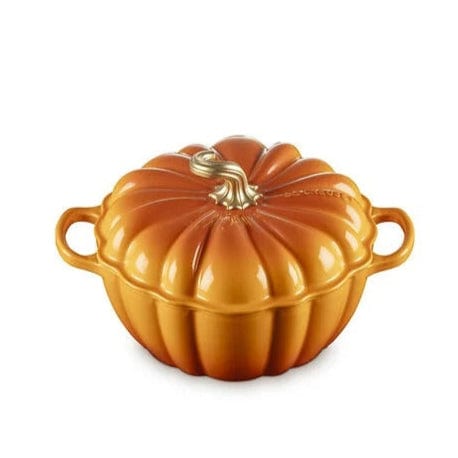 Le Creuset Pumpkin Cocotte, 4 Quart - Persimmon