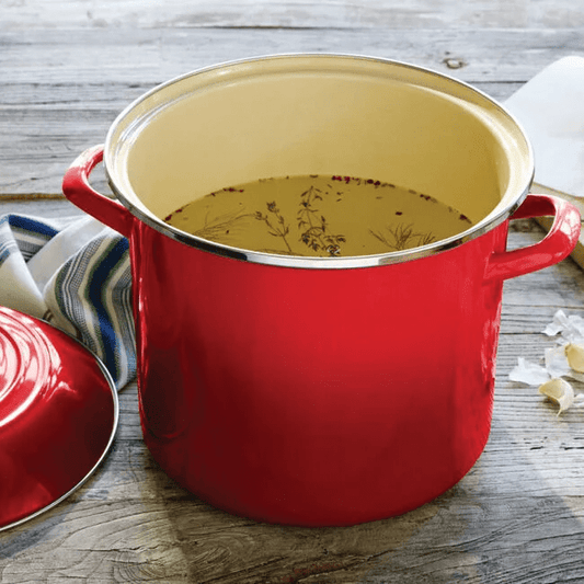 Le Creuset Stock Pot with Stainless Steel Knob - 8 Quart - Multiple Colors