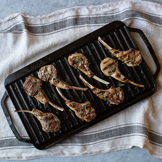 Lodge Chef Collection Reversible Grill/Griddle, 19.5" x 10"