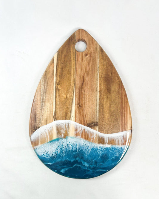 Lynn & Liana Rain Drop Board, Ocean Vibes - 11" x 16"