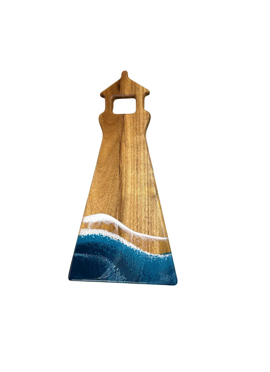 Lynn & Lianna Acacia Lighthouse Board, Ocean Vibes