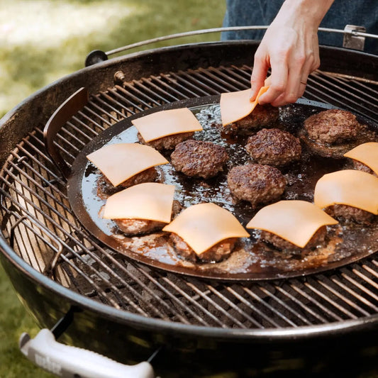 Made In Carbon Steel Round Griddle - Induction Compatible - Made in Sweden - Lifetime Warranty