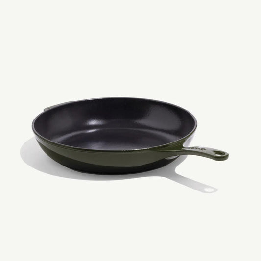 Made In Enameled Cast Iron Skillet, 11.5" - Willow Green