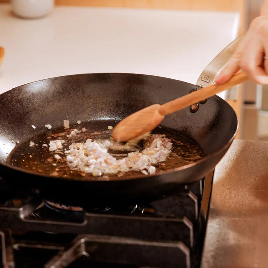 Made In Pre-seasoned Carbon Steel Fry Pans- Induction Compatible - Lifetime Warranty - 8", 10", 12"- Made in Sweden
