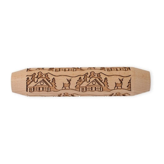 Nordic Ware Woodland Cottage Embossed Rolling Pin