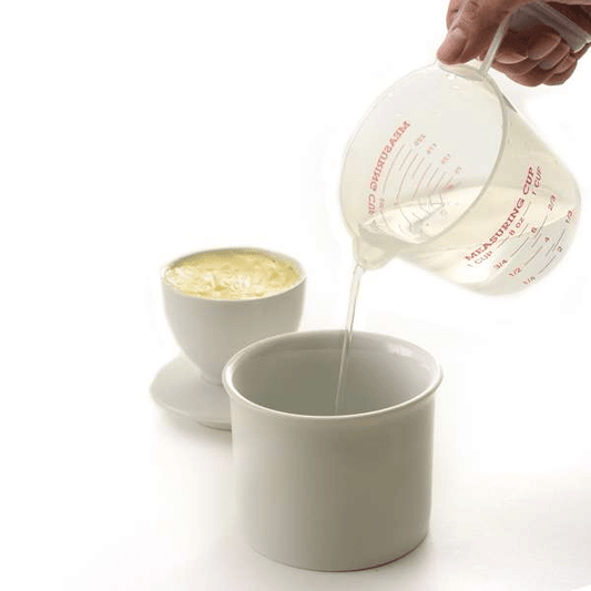 Norpro White Porcelain Butter Keeper