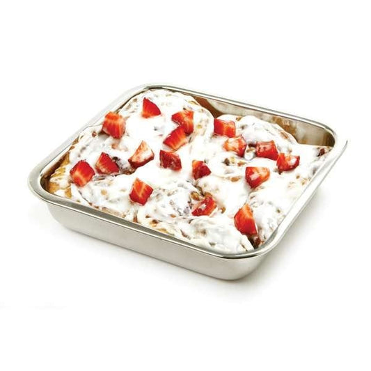 Norpro Stainless Steel Square Cake Pan, 7.5"