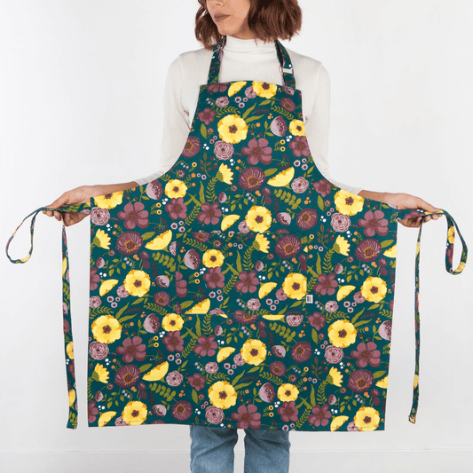 Adeline Chef's Cotton Kitchen Apron