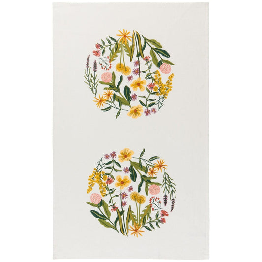 Now Designs by Danica Bees & Blooms Terry Dishtowel