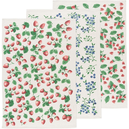 Now Designs by Danica Berry Patch Bakers Floursack Dishtowels - Set of 3