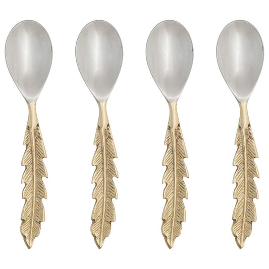Danica Plume Gold Spoons - Set of 4