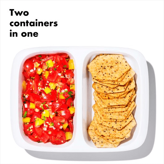 Oxo Prep & Go 2cup Divided Container