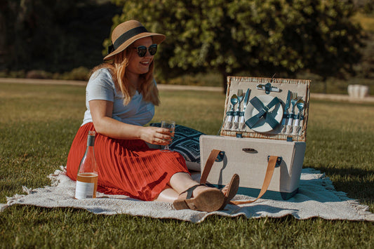 Picnic Time Boardwalk Service-for-Two Picnic Basket