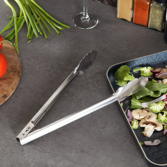 RSVP Stainless Steel Locking Tongs 12"
