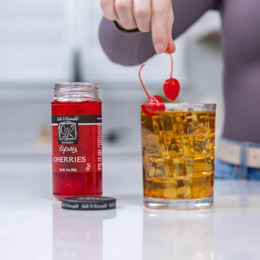 Sable & Rosenfeld Whiskey Tipsy Cherries - 10 oz.
