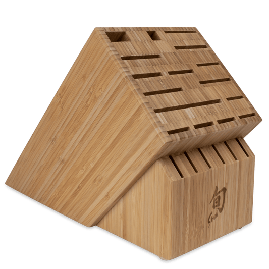 Shun 22-Slot Bamboo Block