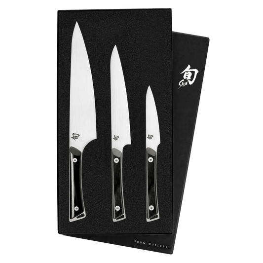 Shun - Kazahana 3-Piece Starter Set - 8" Chef's Knife, 6" Utility Knife, 3.5" Paring Knife