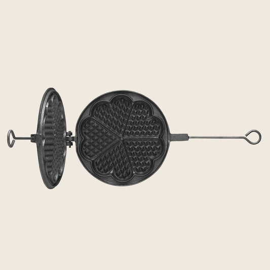 Skeppshult Cast Iron Waffle Iron, 8.25"