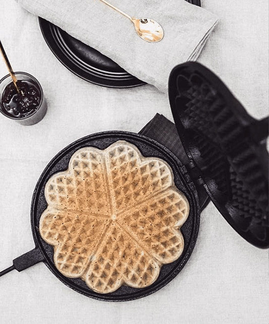 Skeppshult Cast Iron Waffle Iron, 8.25"