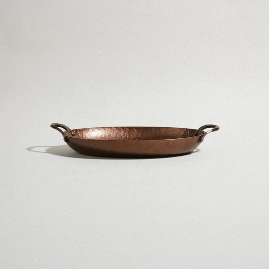 Smithey Carbon Steel Farmhouse Oval Roaster - Made in USA