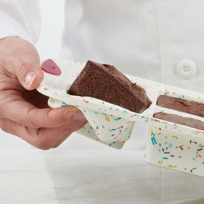 Structure Silicone Brownie Pan 12 count, Confetti