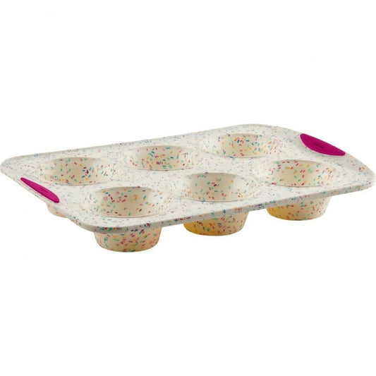 Structure Silicone Jumbo Muffin Pan Confetti