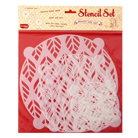 Talisman Designs Pastry, Pie, & Drink Stencil Set - Autumn