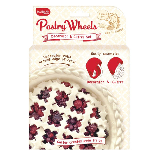 Talisman Designs Pastry Wheel Decorator & Cutter Set