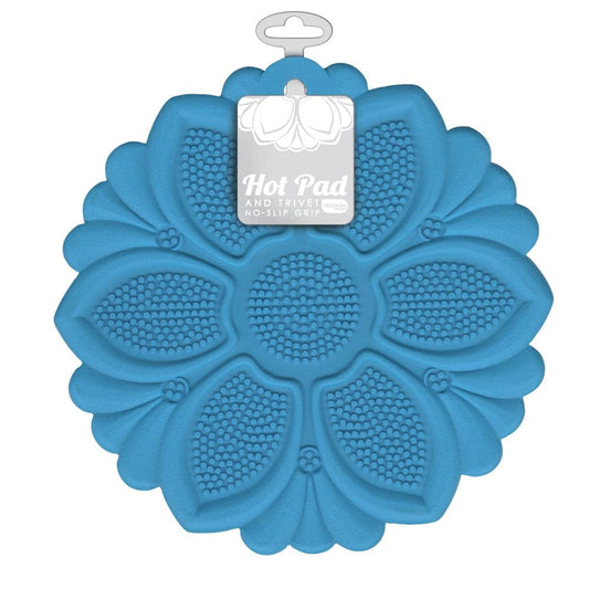 Talisman Designs Silicone No-Slip Grip Hot Pad & Trivet, 7.5" - Multiple Colors