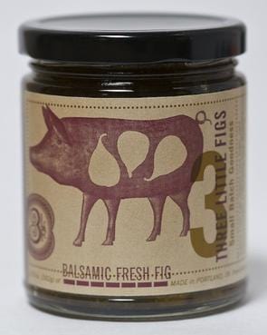Three Little Figs Balsamic Fresh Fig Jam, 9.25 oz.