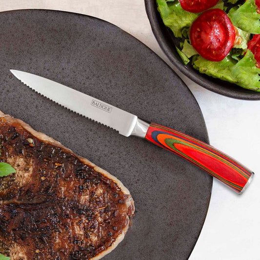 Totally Bamboo Baltique Marrakesh Steak Knife Set, 6 Piece