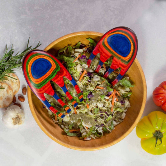 Totally Bamboo Marrakesh Salad Hands Serving Set