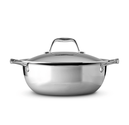 Tramontina Stainless Steel Covered Universal Pan - 4 Quart